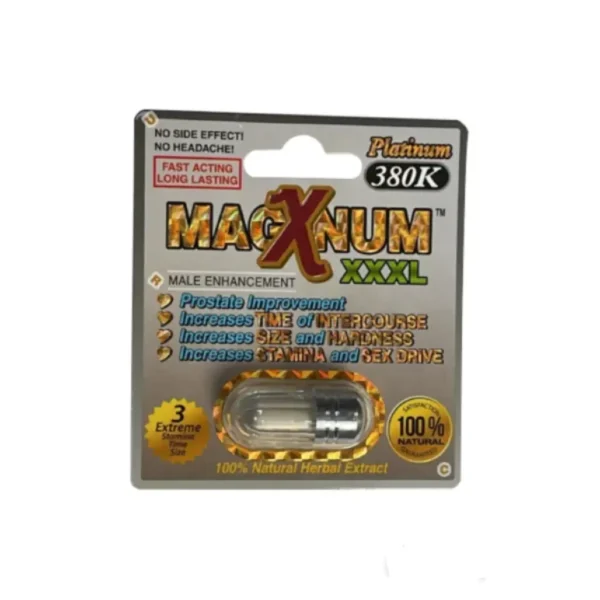 Magnum X XXXL 380K Platinum Male Enhancement