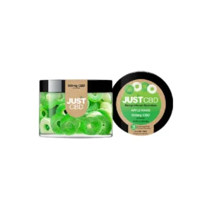 Apple Rings - Just CBD - Hemp Infused Gummies Jar - 500MG