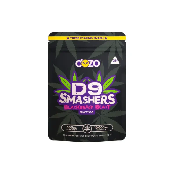 Blackberry Blast (Sativa) - Dozo - D9 Smashers - 10000MG