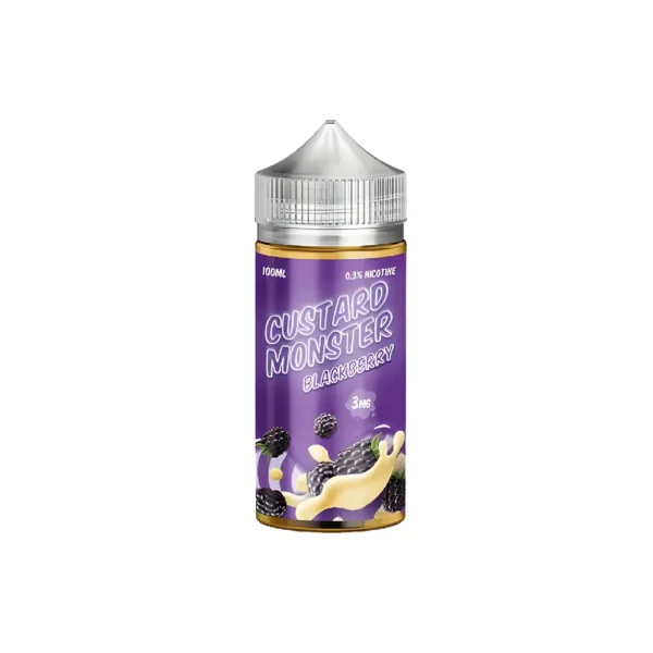 Blackberry - Custard Monster - Freebase E Liquid - 100ML