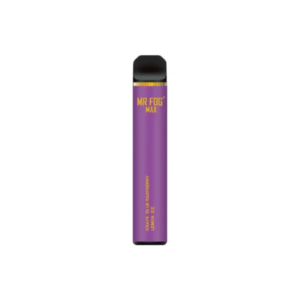 Grape Blue Raspberry Lemon Ice - Mr Fog - Max 1000 Puffs - Disposable Vape