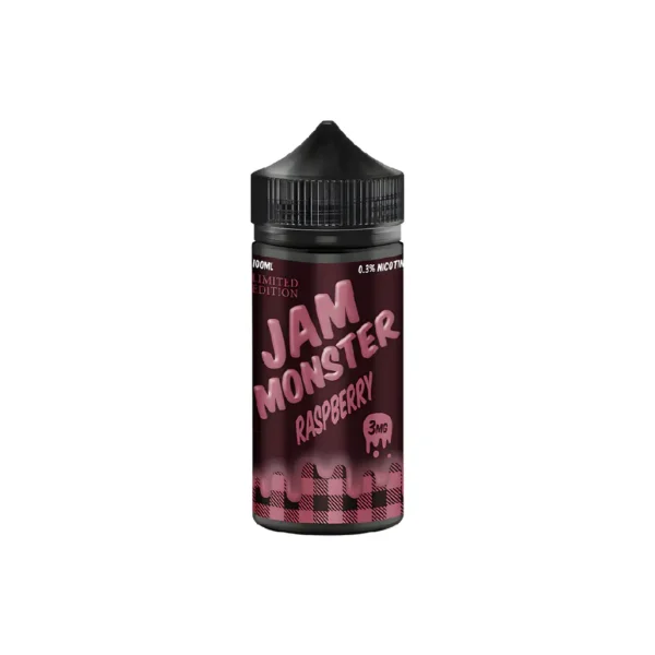 Raspberry - Jam Monster - Freebase E Liquids - 100ML